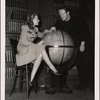 Promotional photograph of Evelyn Ankers and Lon Chaney, Jr. from The Ghost of Frankenstein.