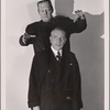 Promotional photogaph of Lon Chaney, Jr. and Sir Cedric Hardwicke from The Ghost of Frankenstein.