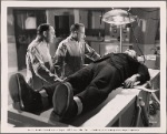 Sir Cedric Hardwicke, Lionel Atwill and Lon Chaney, Jr. in a scene from The Ghost of Frankenstein.