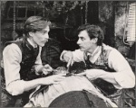 David Dukes and John Glover in a scene from Frankenstein by Victor Gialanella.