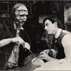 David Dukes and Keith Jochim in a scene from Frankenstein by Victor Gialanella.