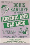 Boris Karloff in person Arsenic and old lace by Joseph Kesserling