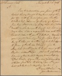 Letter to Francis Street, Philadelphia