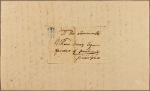 Letter to William Denny, Governor of Pennsylvania, Philadelphia