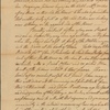 Letter to Gov. [James] De Lancey