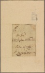 Letter to Rev. Stephen Williams, Longmeadow [Mass.]