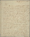 Letter to William Samuel Johnson, London