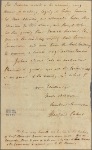 Letter to Governor Horatio Sharpe of Maryland
