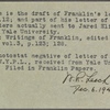Letter to Rev. Jared Eliot