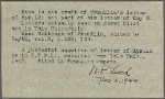 Letter to Rev. Jared Eliot