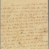 Letter to Samuel Galloway, Annapolis