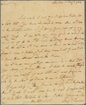Letter to Samuel Galloway, Annapolis