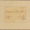 Letter to Samuel Galloway, Annapolis