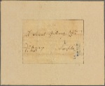 Letter to Samuel Galloway, Annapolis