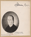 Roger Sherman. Miniature owned by J. Evarts Tracy, great grandson, Plainfield, N.J.