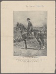 Gen. William Tecumseh Sherman. By courtesy of Mr. Thulstrup. General Sherman and "Sam," a half-thoroughbred bay, sixteen and a half hands high, which he rode from Vickburg to Atlanta, from Atlanta to the sea, and Savannah to Washington. After the war, "Sam" was retired to an Illinois farm, where he died in 1884. He was ridden in all Sherman's great battles of 1864-5.