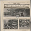 Decoration day in New York. Unveiling the Sherman Statue and exercises at Grant's Tomb. Scene at the unveiling of the new bronze memorial, to Gen. William T. Sherman, May 30. The statue, which shows the war general on horseback, with a winged figure of Victory by his side, is by Augustus St. Gaudens, and stands at the Fifth Avenue entrance to Central Park, facing the plaza. The above picture shows stands erected for guests and participants in the unveiling ceremonies ; The statue and stand, with speakers and guests. Gov. Odell, Mayor Low, Secretary Root, Archbishop Farley, Bishop Potter and many noted people were present. Secretary Root delivered the oration of the day ; Before the unveiling took place, showing guard and the statue draped in American flags. The unveiling was done by William T. Sherman Thackera, a grandson of the general.
