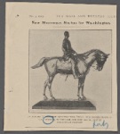 On October 15 President Roosevelt will unveil this bronze statue of Gen. Sherman, by the late Carl Rohl Smith, cast by the Gorham Company.
