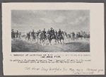 5. Sherman at Savannah, Ga. 1865. Engraving 14 x 26 plus wide margins, hand colored. $75.00. In addition to the pleasing background view of Savannah, this print is a fine record of Sherman's officers, all being keyed and identified in the lower margin.