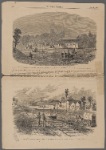 General Sherman's campaign--"Big Shanty Station"--General Logan's advance, June 10, 1864.--(Sketched by Theodore R. Davis) ; General Sherman's campaign--military telegraph to Ackworth, Georgia.--(Sketched by Theodore R. Davis.)