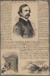 The Washington tragedy--from sketches by our special artist. Hon. Daniel E. Sickles, M.C.--From a photograph by Brady ; Daniel E. Sickles in his cell in Washington Jail ; Philip Barton Key, as he appeared in his coffin.