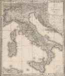 Carta geografica statistica e postale dell'Italia