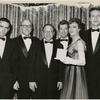 Edward Albee, Richard Barr, Alan Schneider, Clinton Wilder, Uta Hagen and Arthur Hill during presentations of the Tony Award given for the stage production Who's Afraid of Virginia Woolf?