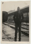 Lieutenant Richard Barr in uniform, Germany