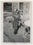 Richard Barr, Paula Lawrence and Charles Bowden at Lawrence and Bowden's home
