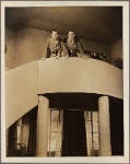 Alfred Lunt and Noël Coward in a publicity shot for the original Broadway production of Noël Coward's "Design for Living."