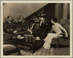 Alfred Lunt, Noël Coward, Lynn Fontanne, and Philip Tonge in the original Broadway production of Noël Coward's "Design for Living."