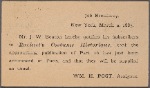 J.W. Bouton Booksellers, 1885-1886