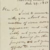 Solicitation letters, 1854-1882