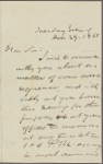 Solicitation letters, 1854-1882