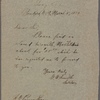 Solicitation letters, 1883