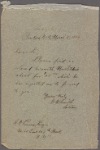 Solicitation letters, 1883