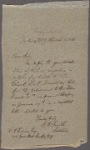 Solicitation letters, 1883