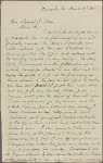 Solicitation letters, 1884-1886, n.d.