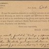Solicitation letters, 1884-1886, n.d.
