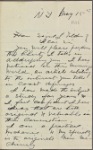 Solicitation letters, 1884-1886, n.d.