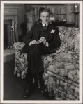 Clifton Webb in a scene from the original Broadway production of Noël Coward's "Blithe Spirit."