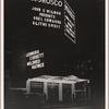 The exterior of the Morosco Theatre during the run of the original Broadway production of Noël Coward's "Blithe Spirit."