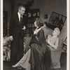 Clifton Webb, Mildred Natwick, and Peggy Wood in a scene from the original Broadway production of Noël Coward's "Blithe Spirit."
