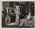 Clifton Webb, Haila Stoddard, and Peggy Wood in a scene from the original Broadway production of Noël Coward's "Blithe Spirit."