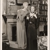 Haila Stoddard and Mildred Natwick in a scene from the original Broadway production of Noël Coward's "Blithe Spirit."