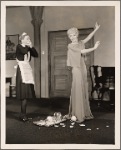 Haila Stoddard in a scene from the original Broadway production of Noël Coward's "Blithe Spirit."
