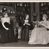 Valerie Cossart, Mildred Natwick, and Peggy Wood in a scene from the original Broadway production of Noël Coward's "Blithe Spirit."