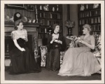Valerie Cossart, Mildred Natwick, and Peggy Wood in a scene from the original Broadway production of Noël Coward's "Blithe Spirit."