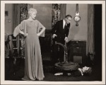 Haila Stoddard, Clifton Webb, and Mildred Natwick in a scene from the original Broadway production of Noël Coward's "Blithe Spirit."