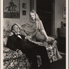 Clifton Webb and Leonora Corbett in a scene from the original Broadway production of Noël Coward's "Blithe Spirit."